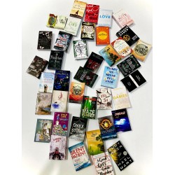 10 Miniature Books (English) for decoration