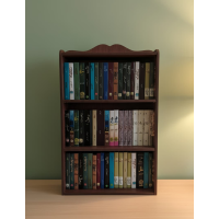 Mini Bookshelf with 40 Mini Books