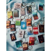 5 Mini Book Keychain – Blank Pages Inside 5 Mini Book Keychain – Blank Pages Inside