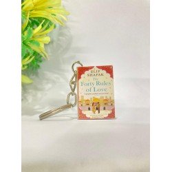Mini Book Keychain – Forty Rules of Love Novel – Blank Pages Inside